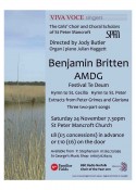 An Evening of Benjamin Britten’s Choral Music