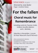 For the Fallen: choral music for Remembrance